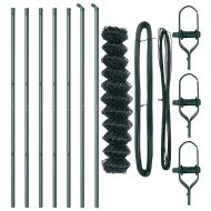 Оградна верига с колони Зелен 1.4 x 10 m Стомана