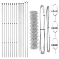 Оградна верига с колони Сребрист 1.2 x 25 m Стомана
