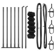 Оградна верига с колони Сив 0.6 x 10 м Стомана