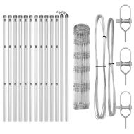 Ограда за пасища Сребрист 25 x 0.8 m Поцинкована стомана