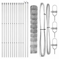 Стълб за ограда. Галванизирана 25 x 1 m Стомана