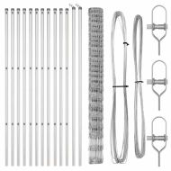 Ограда за пасища Сребрист 25 x 1.6 м Поцинкована стомана