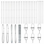 Ограда за пасища Сребрист 50 x 1.4 м Поцинкована стомана