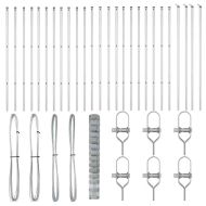 Ограда за пасища Сребрист 50 x 1.4 м Поцинкована стомана