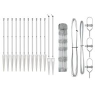 Ограда за пасища Сребрист 25 x 0.8 m Поцинкована стомана