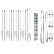 Ограда за пасища Сребрист 25 x 1 m Поцинкована стомана