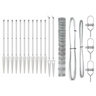 Ограда за пасища Сребрист 25 x 1.2 м Поцинкована стомана