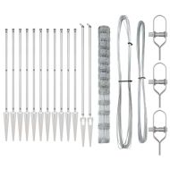 Ограда за пасища Сребрист 25 x 1.5 m Поцинкована стомана