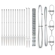 Ограда за пасища Сребрист 25 x 1.6 м Поцинкована стомана