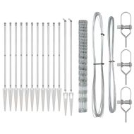 Ограда за пасища Сребрист 25 x 1.6 м Поцинкована стомана