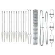 Ограда за пасища Сребрист 50 x 1.2 m Поцинкована стомана