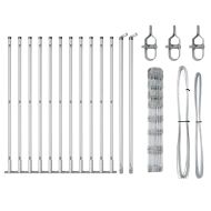 Ограда за пасища Сребрист 25 x 1 m Поцинкована стомана