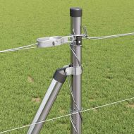 Ограда за пасища Сребрист 25 x 1 m Поцинкована стомана