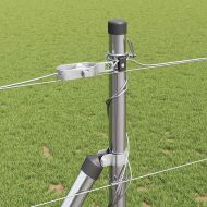 Ограда за пасища Сребрист 25 x 1.2 м Поцинкована стомана