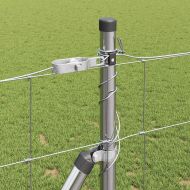 Ограда за пасища Сребрист 25 x 1.2 м Поцинкована стомана