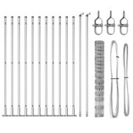 Ограда за пасища Сребрист 25 x 1.2 м Поцинкована стомана