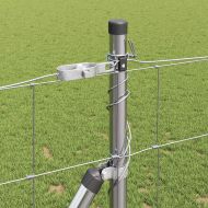 Ограда за пасища Сребрист 25 x 1.2 м Поцинкована стомана