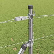 Ограда за пасища Сребрист 25 x 1.2 м Поцинкована стомана