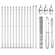 Ограда за пасища Сребрист 25 x 1.4 м Поцинкована стомана