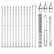 Ограда за пасища Сребрист 25 x 1.5 m Поцинкована стомана