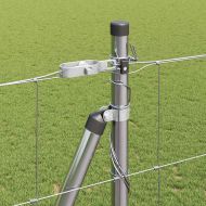 Ограда за пасища Сребрист 25 x 1.5 m Поцинкована стомана