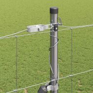 Ограда за пасища Сребрист 25 x 1.6 м Поцинкована стомана