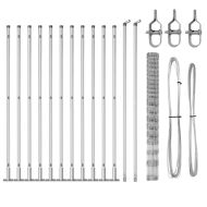 Ограда за пасища Сребрист 25 x 1.6 м Поцинкована стомана