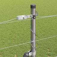 Ограда за пасища Сребрист 25 x 1.6 м Поцинкована стомана