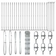 Ограда за пасища Сребрист 50 x 0.8 m Поцинкована стомана