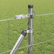 Ограда за пасища Сребрист 50 x 0.8 m Поцинкована стомана