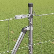 Ограда за пасища Сребрист 50 x 1 m Поцинкована стомана