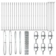 Ограда за пасища Сребрист 50 x 1 m Поцинкована стомана