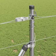 Ограда за пасища Сребрист 50 x 1.2 m Поцинкована стомана