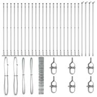 Ограда за пасища Сребрист 50 x 1.2 m Поцинкована стомана