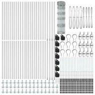 Ограда за пасища Сребрист 100 x 0.8 м Поцинкована стомана