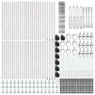 Ограда за пасища Сребрист 100 x 1 м Поцинкована стомана