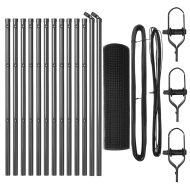 Оградa с колчета Сив 0.8 x 25 m Стомана