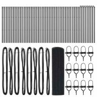 Оградa с колчета Сив 0.8 x 100 м Стомана