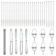 Оградa с колчета Сребрист 1.6 x 50 m Стомана