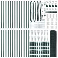 Оградa с колчета Зелен 0.4 x 50 м Стомана