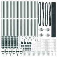 Оградa с колчета Зелен 1.2 x 50 m Стомана