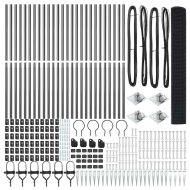 Оградa с колчета Сив 1.4 x 50 m Стомана