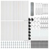 Оградa с колчета Сребрист 0.5 x 100 м Стомана