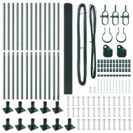 Оградa с колчета Зелен 1.4 x 25 m Стомана