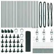 Оградa с колчета Зелен 0.8 x 50 м Стомана