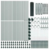 Оградa с колчета Зелен 0.4 x 100 м Стомана
