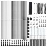 Оградa с колчета Сив 0.6 x 100 м Покрит със PVC стомана