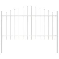 Градска ограда 6 pcs Бяло 170 x 140 см