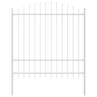 Градска ограда 7 pcs Бяло 170 x 215 см