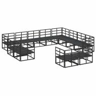 Градински Софа Комплект с възглавница 12 pcs